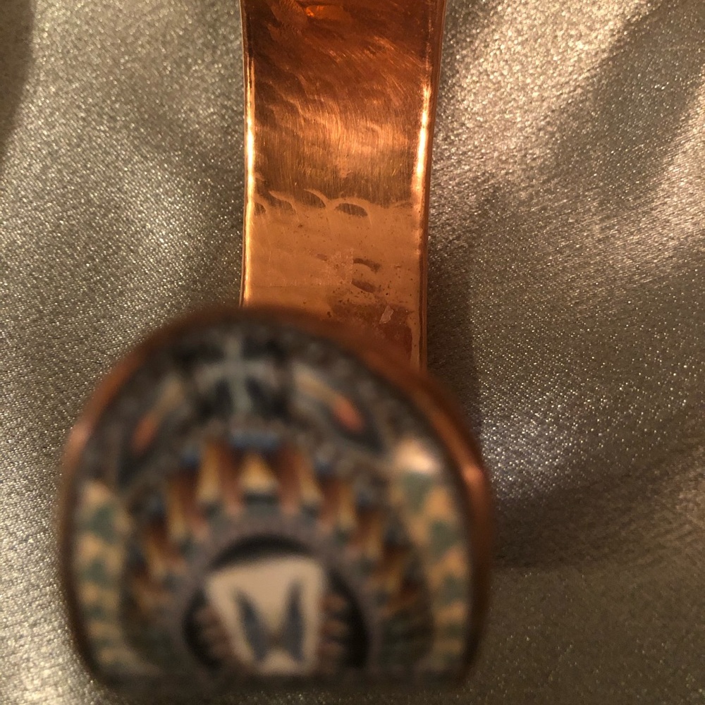 Bumblebee Copper Cuff - Picture 4 of 7